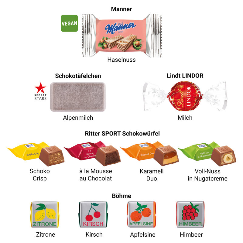 Geschenkbox Mini Hasenohren, Klett Schoko-Osterhase